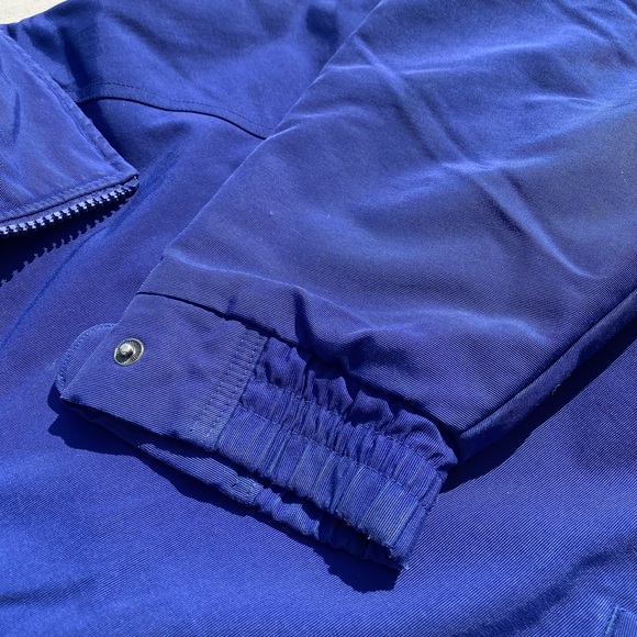 Vintage Y2K Carhartt Royal Blue Zip-Up Lined Fleece Nylon Cold Weather Jacket L - Picture 7 of 10